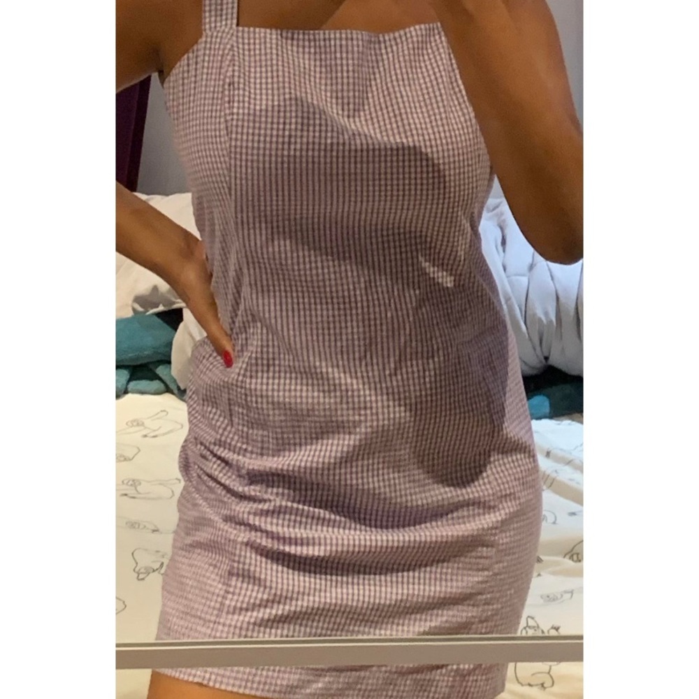 Asos mini purple dress
